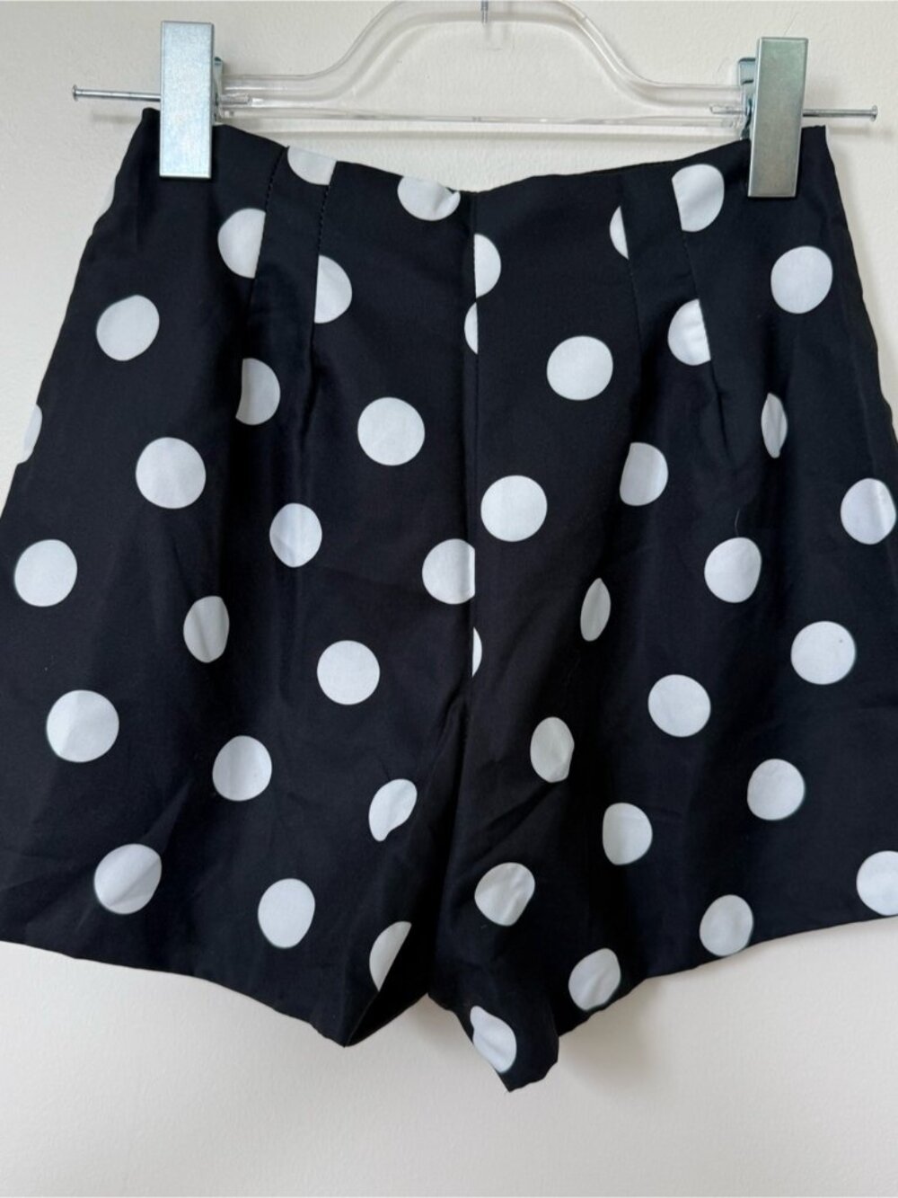 Black and White Polka Dot Shorts